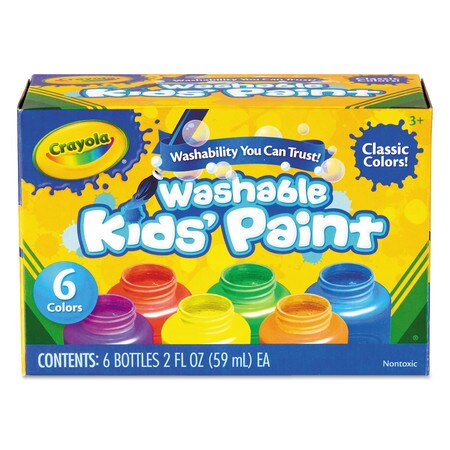 Crayola Washable Kids Paint Set 6ct.