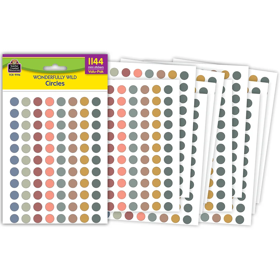 Wonderfully Wild Circles Mini Stickers