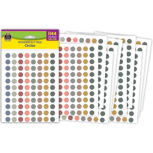 Wonderfully Wild Circles Mini Stickers