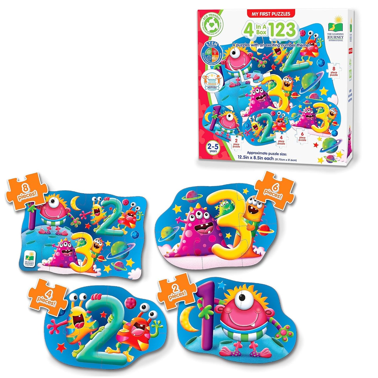 My First 4-in-A-Box Puzzle - 123