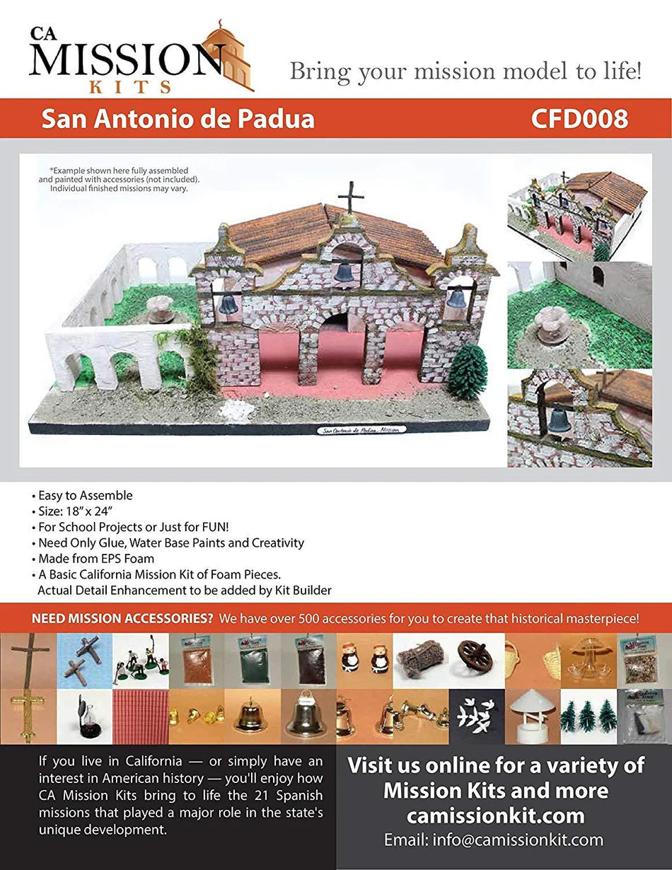 San Antonio De Padua Mission Kit