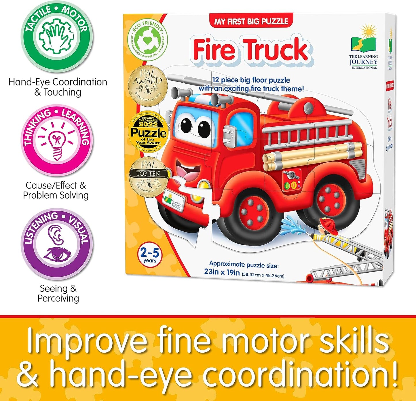 My First Big Vehicle Floor Puzzle – Fire Truck