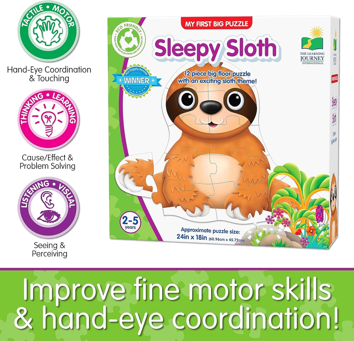 My First Big Floor Puzzle - Sleepy Sloth