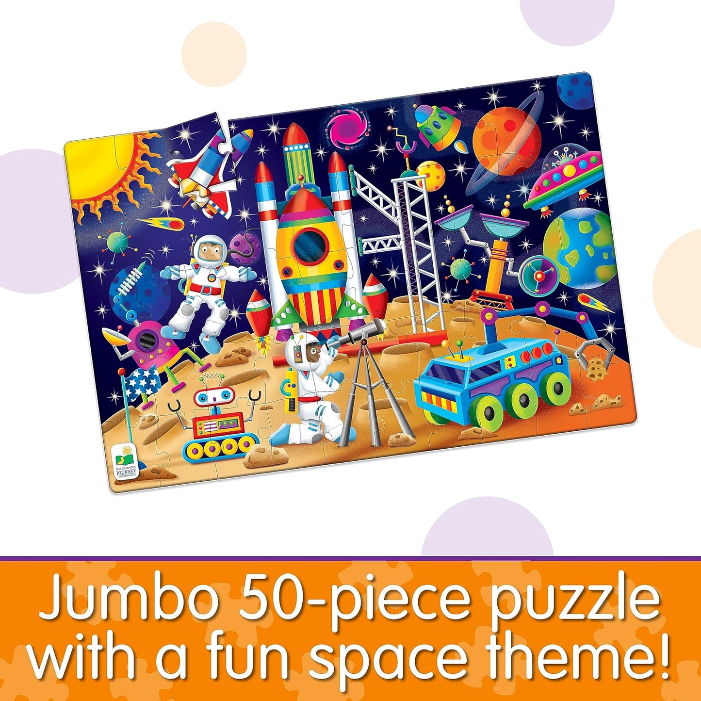 Jumbo Floor Puzzles Out in Space - Extra Large 50 Pieces