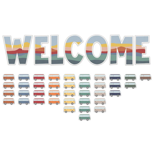 Moving Mountains Road Trip Welcome Bulletin Board