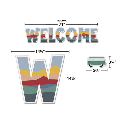 Moving Mountains Road Trip Welcome Bulletin Board