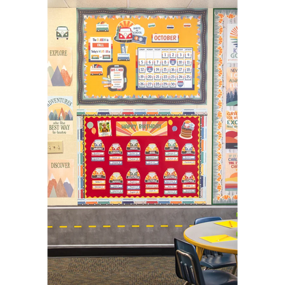 Moving Mountains Road Trip Calendar Bulletin Board