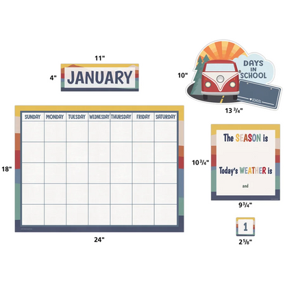 Moving Mountains Road Trip Calendar Bulletin Board