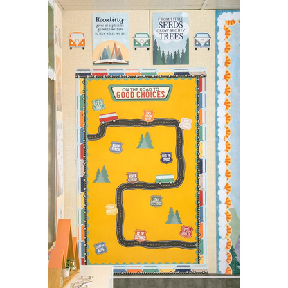 Moving Mountains Road Trip On the Road to Good Choices Mini Bulletin Board