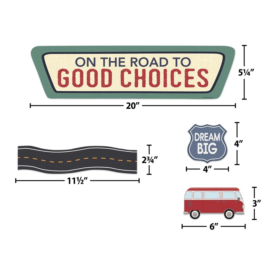 Moving Mountains Road Trip On the Road to Good Choices Mini Bulletin Board