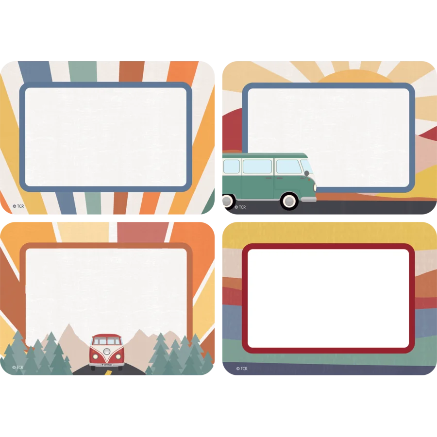 Moving Mountains Road Trip Name Tags
