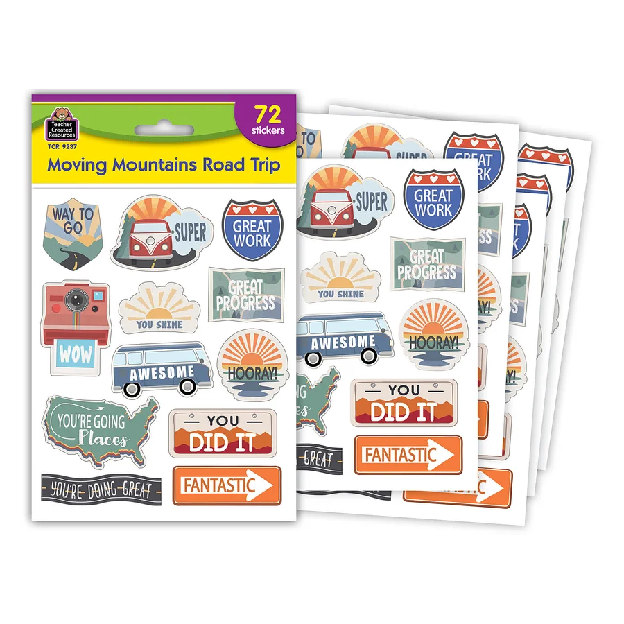 Moving Mountains Road Trip Stickers