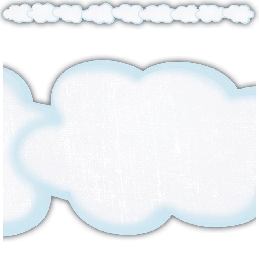 Clouds Die-Cut Border Trim