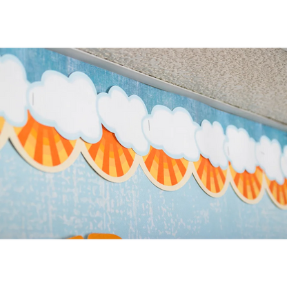 Clouds Die-Cut Border Trim