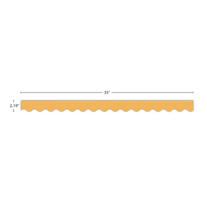 Golden Sun Scalloped Border Trim