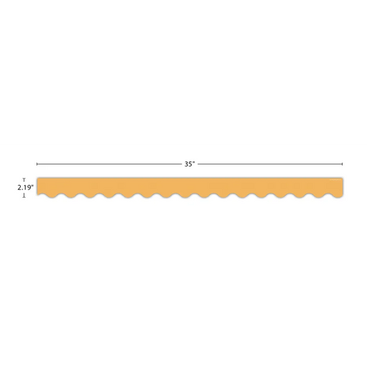 Golden Sun Scalloped Border Trim