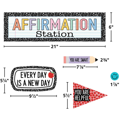 Cool for School Positive Affirmations Mini Bulletin Board
