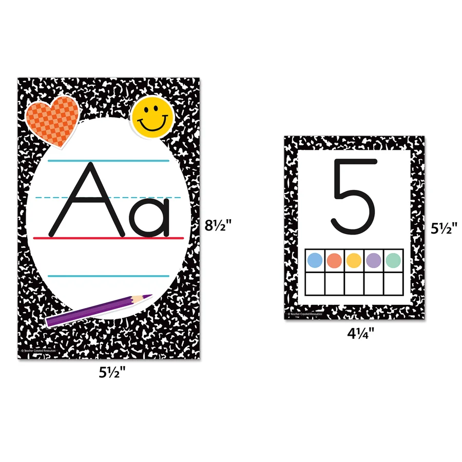Cool for School Composition Alphabet Bulletin Board