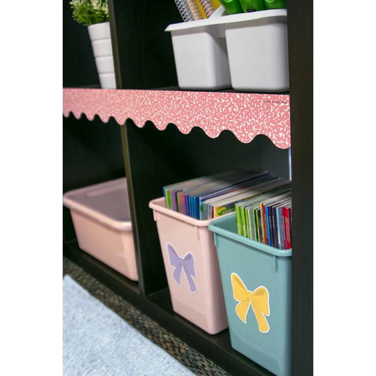 Composition Pink Scalloped Border Trim
