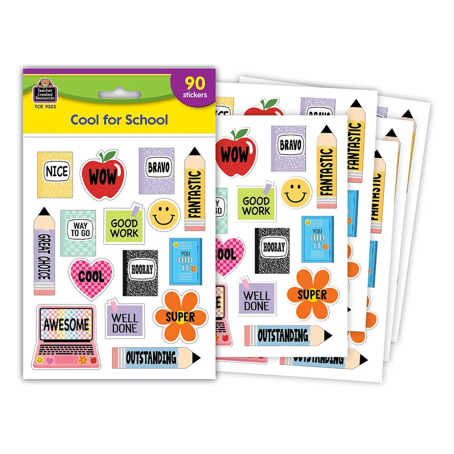 Cool for School Stickers