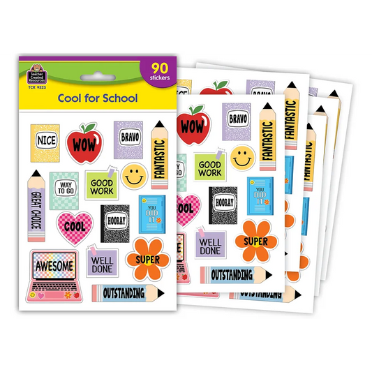 Cool for School Stickers