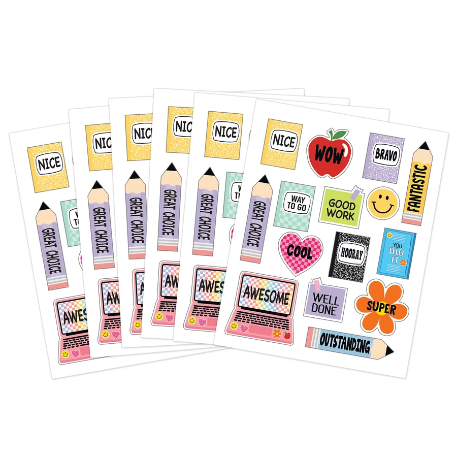 Cool for School Stickers