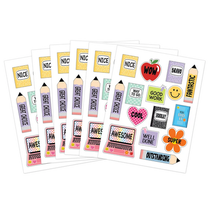 Cool for School Stickers