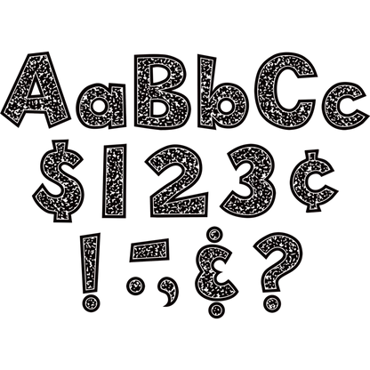 Composition Fun Font Letters Combo Pack