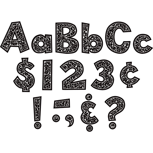 Composition Fun Font Letters Combo Pack