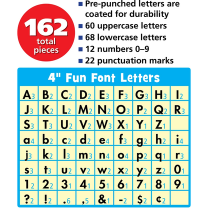 Composition Fun Font Letters Combo Pack