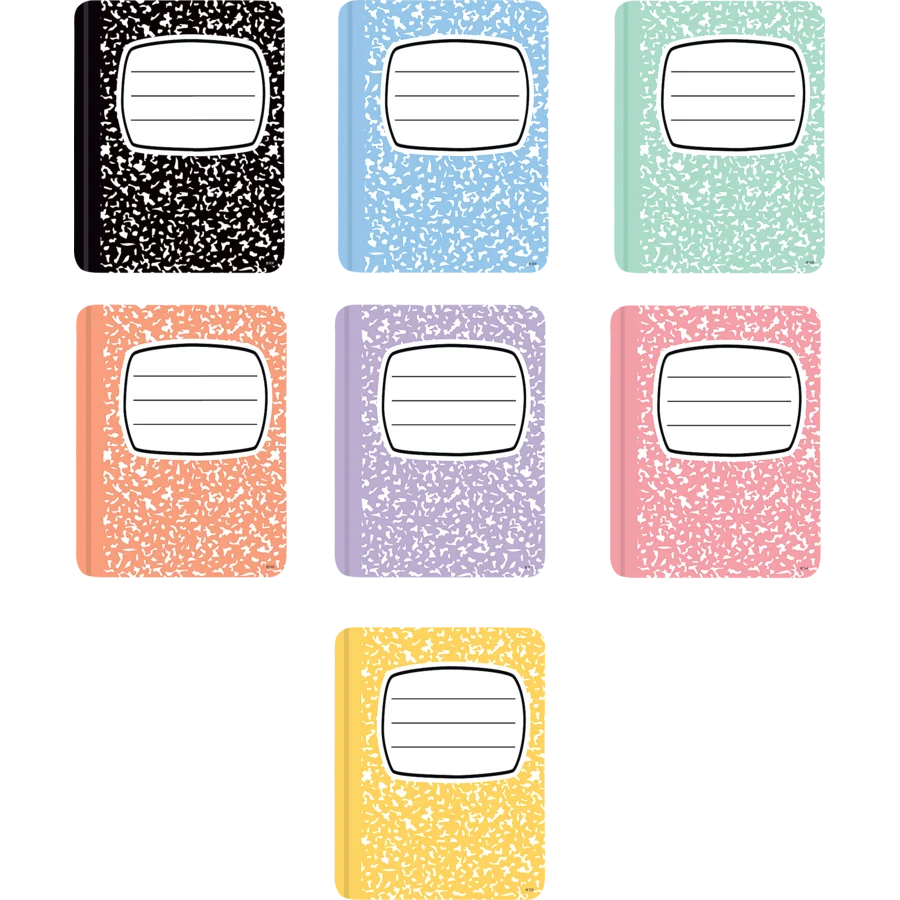 Cool For School Composition Books Accents