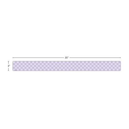 Cool for School Purple Checkers Straight Border Trim
