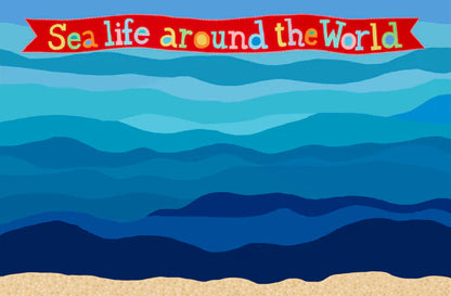 Sea Life Around the world Kid's Sticker Book