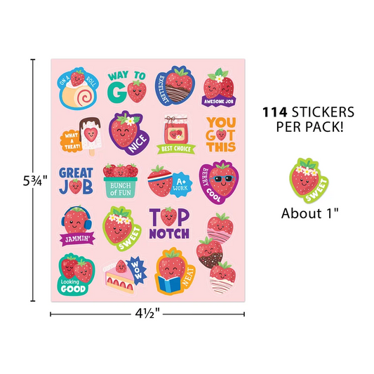 Strawberry Smelly Stickers