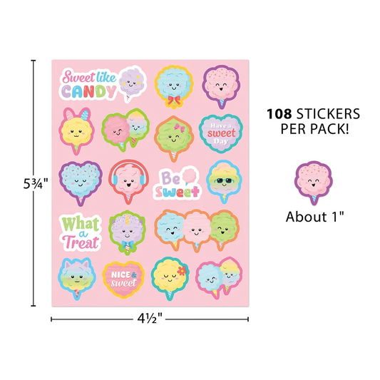 Cotton Candy Smelly Stickers