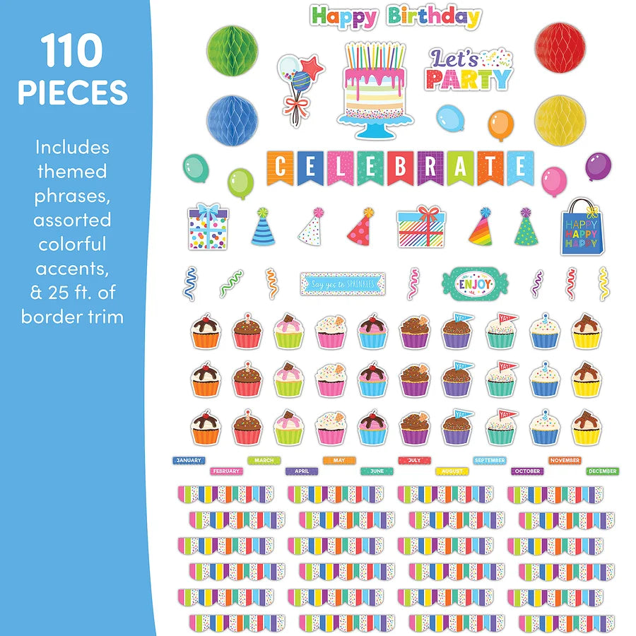 Colorful Happy Birthday Create & Decorate Quick Kit