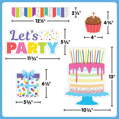 Colorful Happy Birthday Create & Decorate Quick Kit