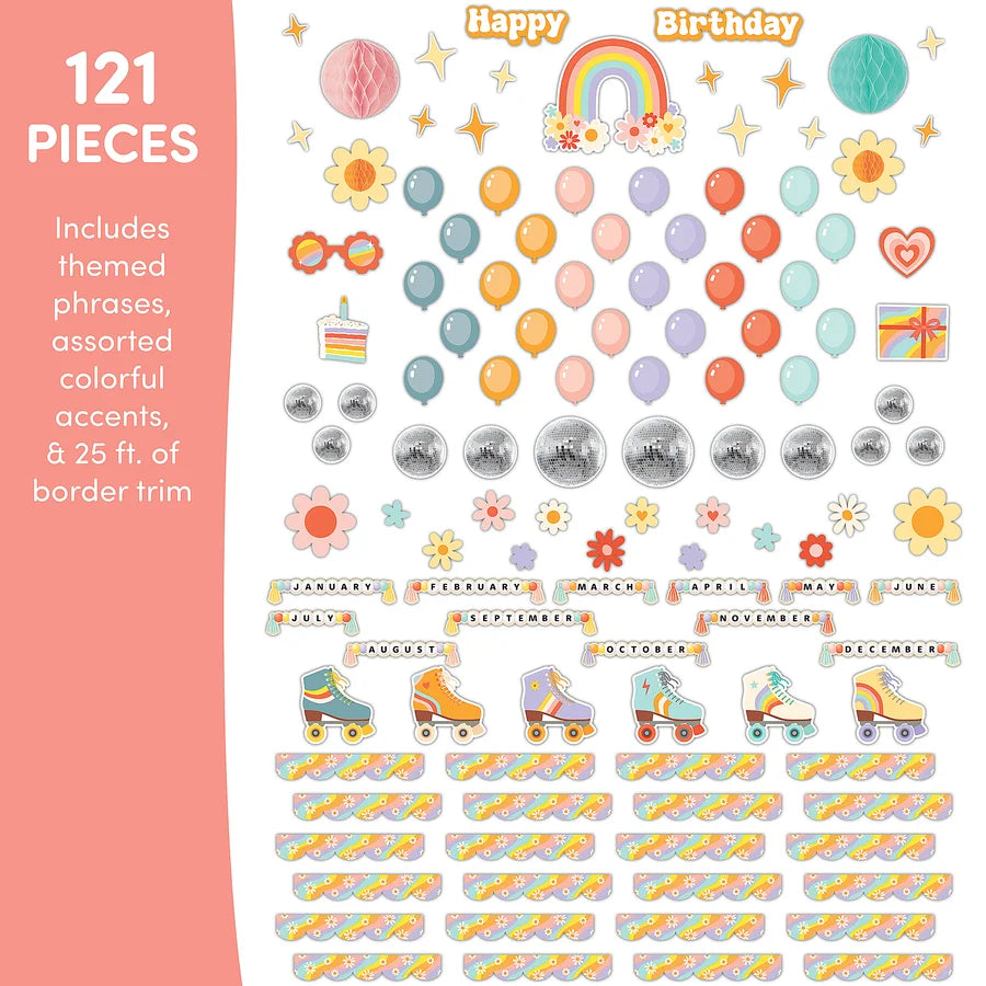 Roller Disco Birthday Create & Decorate Quick Kit