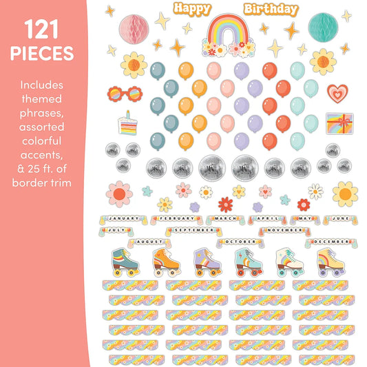 Roller Disco Birthday Create & Decorate Quick Kit