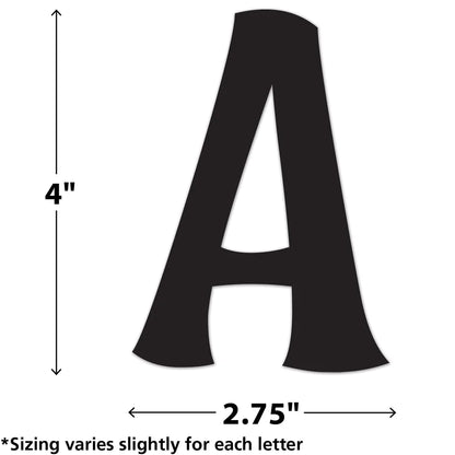Black Wild Whimsy Self-Adhesive Letters Combo Pack