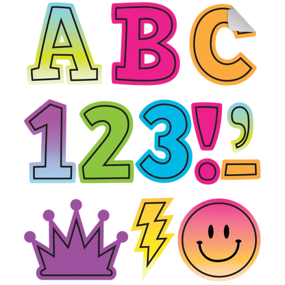 Brights 4Ever Bold Block Self-Adhesive Letters Uppercase