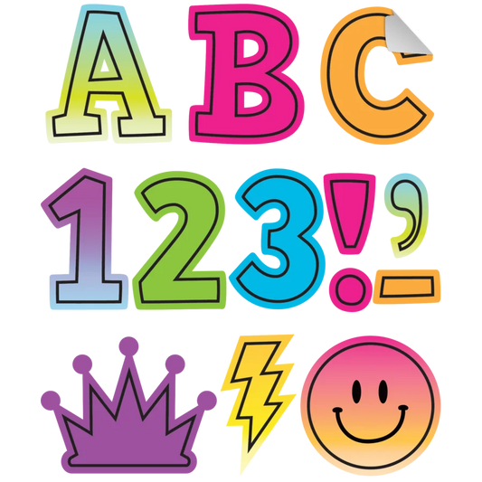 Brights 4Ever Bold Block Self-Adhesive Letters Uppercase