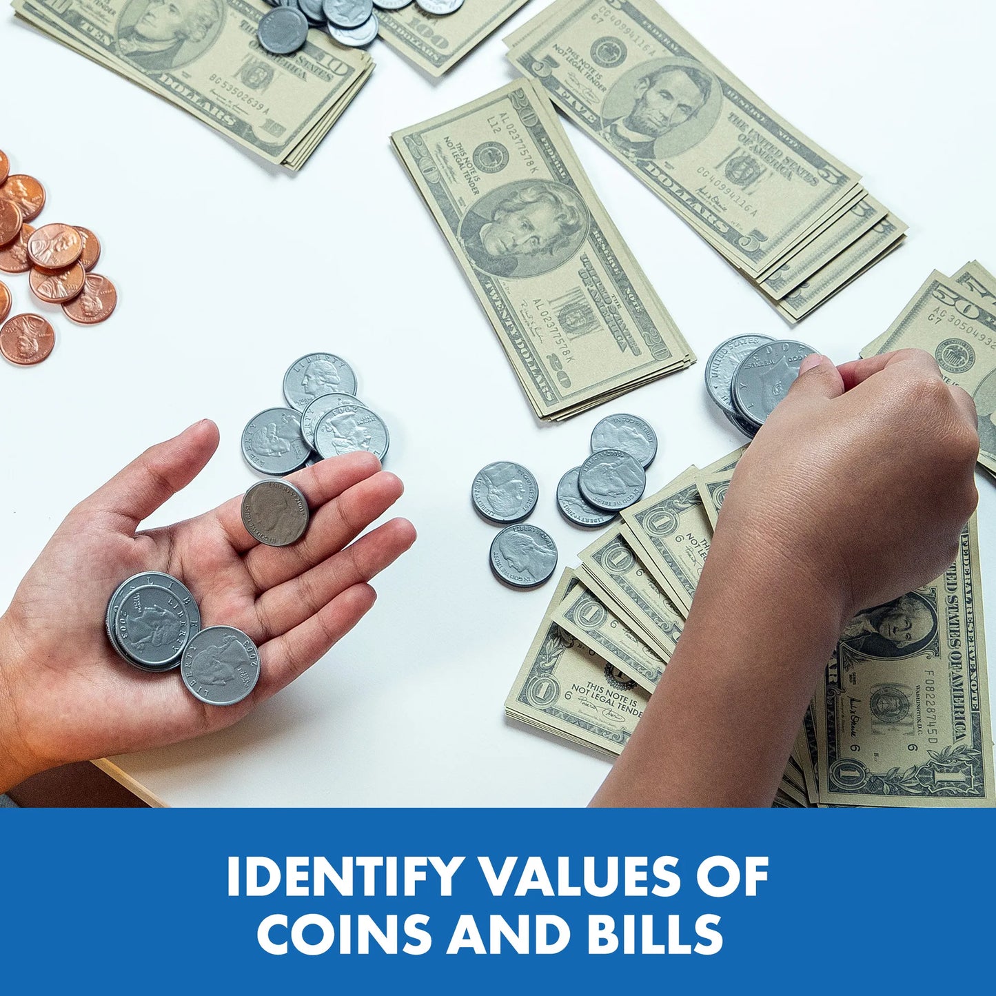 Big Money™ 3-D Magnetic Coins and Bills
