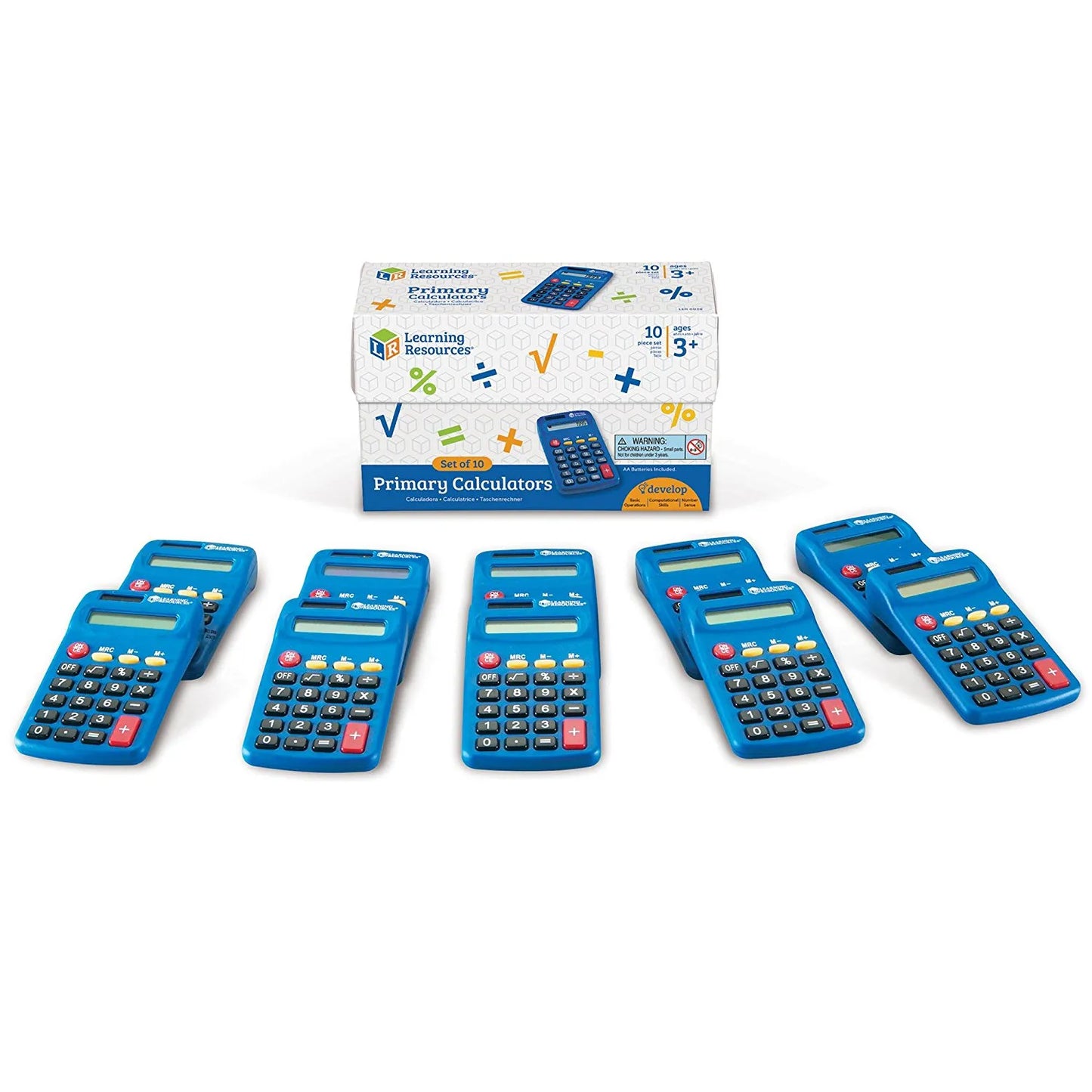 Primary Calculators, Set of 10