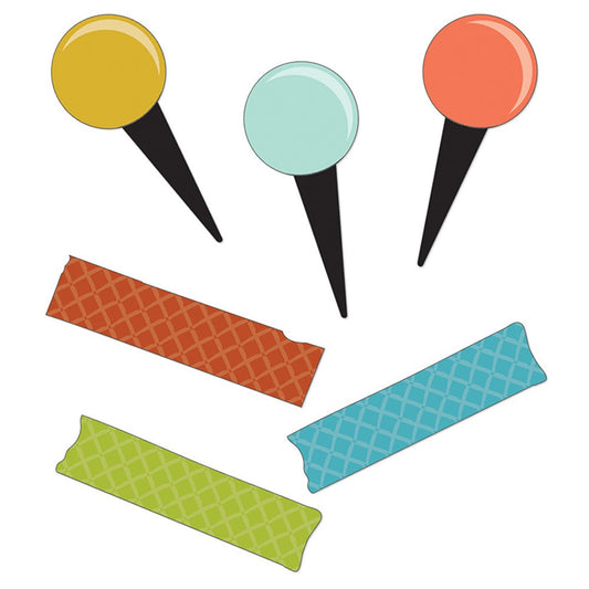 Let's Explore Pins & Tape Mini Cut-Outs