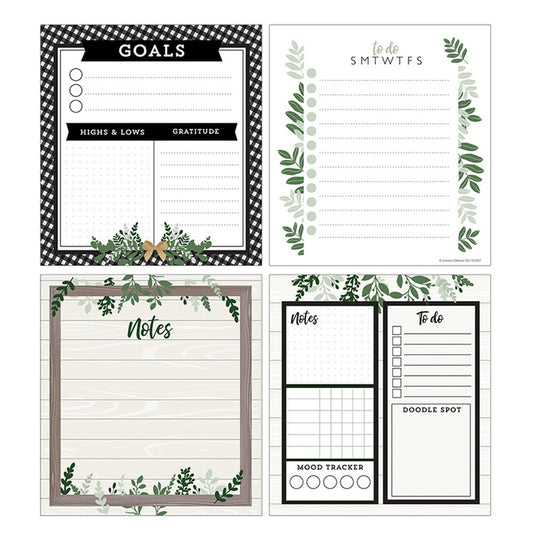 Farmhouse 4 Notepad Set