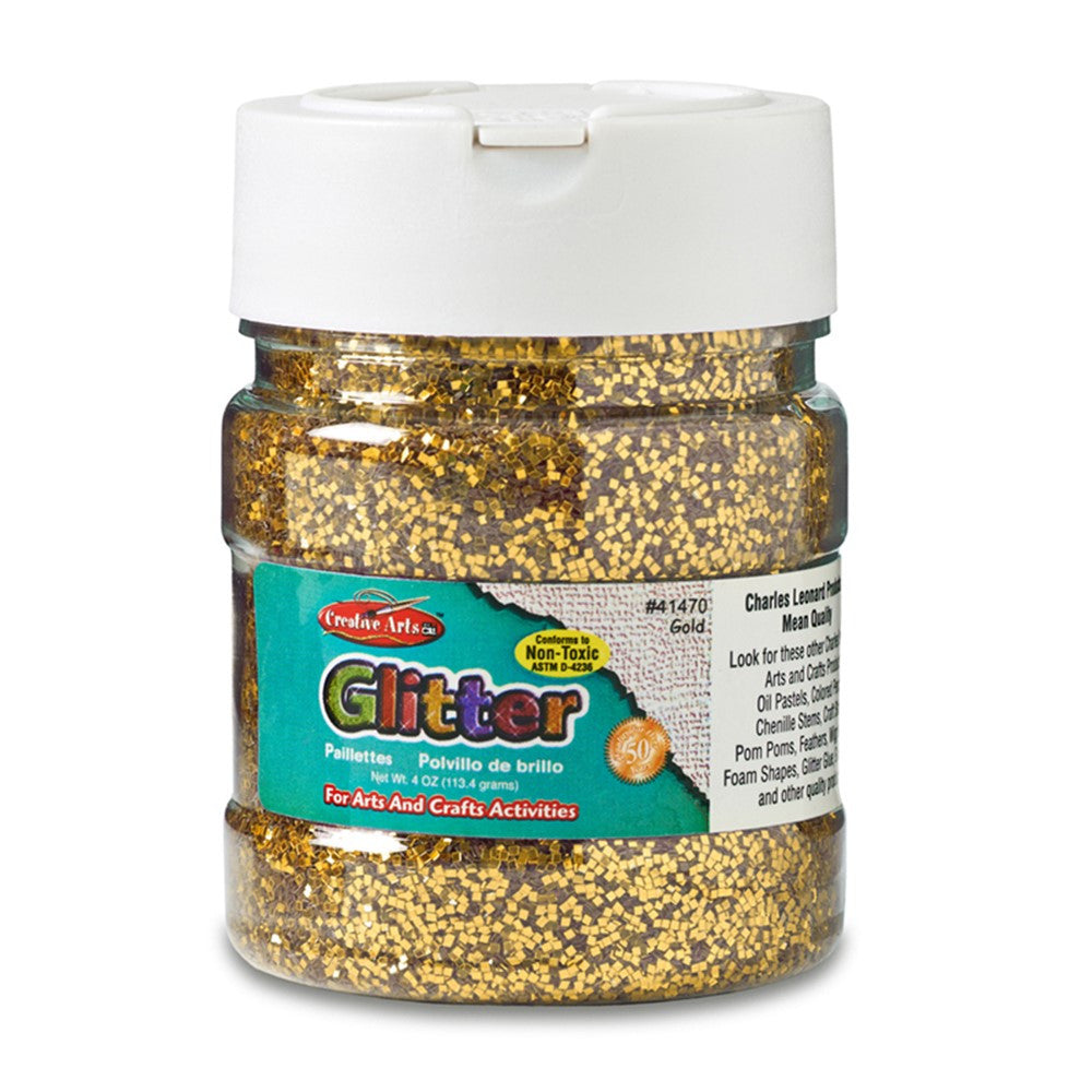 Glitter, 4 oz. Jar, Gold