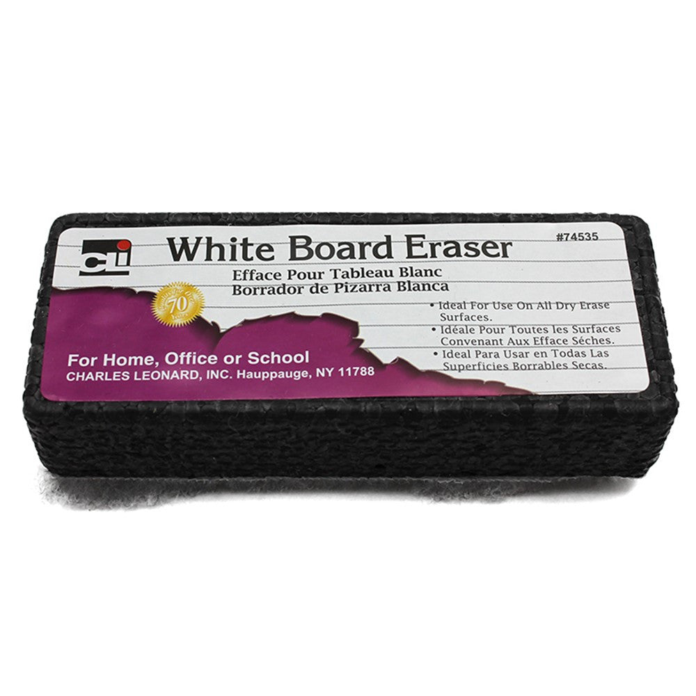 Whiteboard Eraser 5" Felt/Foam