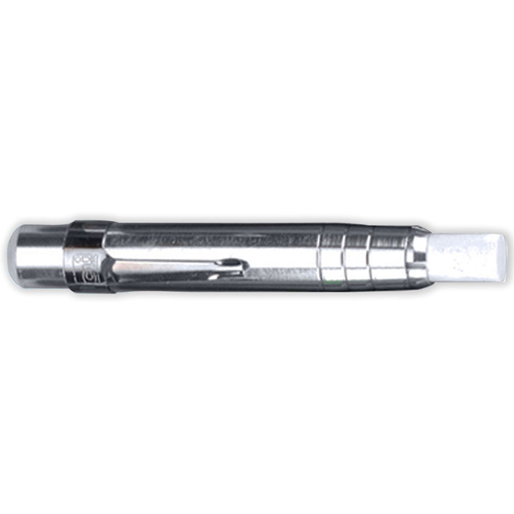 Chalk Holder Aluminum Silver W/Chalk