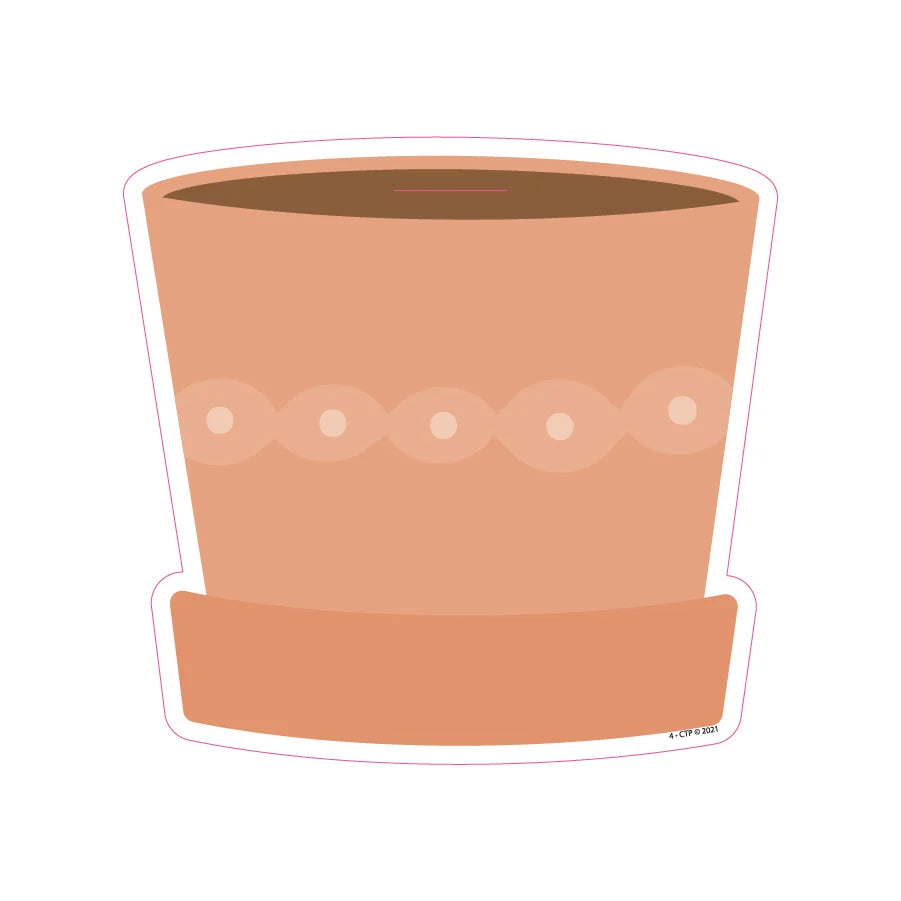 Potted Plants 6" Designer Cutouts